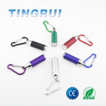 Batterie à bouton en gros cellule colorée mini led lampe de poche led keychain led lampe de poche